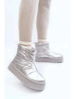 Dámské sněhule na masivní platformě VL226P Stříbrná - Seastar Dámské sněhule na masivní platformě VL226P Stříbrná - Seastar