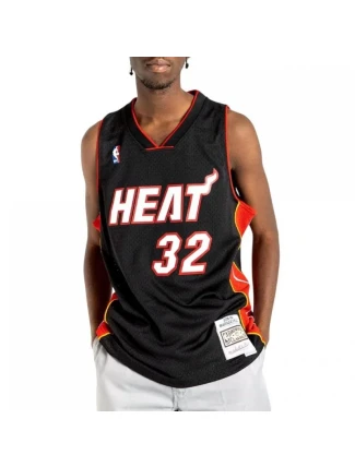 Mitchell &Ness NBA Swingman Miami Heat Shaquille O`Neal M dres SMJYAC18017-MHEBLCK05SON pánské