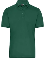 Daiber JN 1806 Pánské pracovní elastické bio polo - Solid 02.1806 dark green