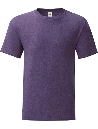 Fruit of the Loom Iconic 150 T Pánské tričko 16.1430 heather purple Fruit of the Loom Iconic 150 T Pánské tričko 16.1430 heather purple