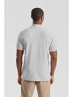 Fruit of the Loom Heavy 65/35 Pique Polo Piqué polo z těžké bavlny 16.3204 heather grey Fruit of the Loom Heavy 65/35 Pique Polo Piqué polo z těžké bavlny 16.3204 heather grey