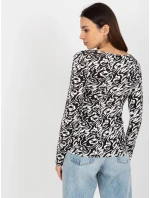 Dámská halenka LK BZ 509198 1.49P bílá a černá - FPrice