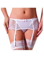 Romance 032 Bílý podvazkový pás - Ewana Romance 032 Bílý podvazkový pás - Ewana