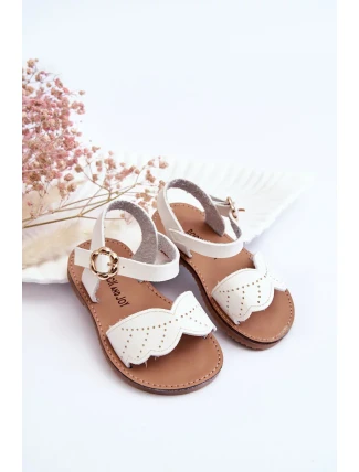 Klasické dětské sandály Bílé Izzy Klasické dětské sandály Bílé Izzy