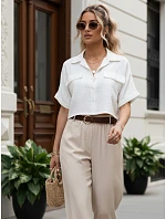 Dámská košile GRITAN bílá FashionStreet DY0429 Dámská košile GRITAN bílá FashionStreet DY0429