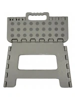 PROTISKLUZOVÁ SKLÁDACÍ STOLIČKA ŠEDÁ