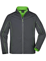 Daiber JN 1122 Pánská softshell bunda s odepínacími rukávy 02.1122 iron grey/green Daiber JN 1122 Pánská softshell bunda s odepínacími rukávy 02.1122 iron grey/green