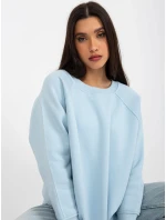 Dámská mikina EM BL 711 1.03X světle modrá - FPrice