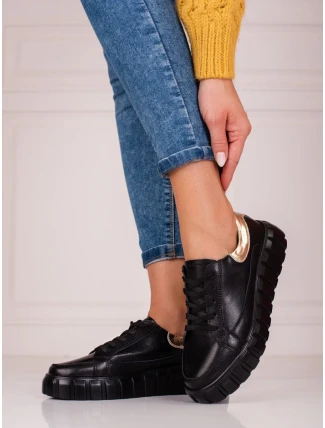 Originální tenisky černé dámské bez podpatku Originální tenisky černé dámské bez podpatku