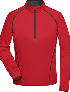 Daiber JN 497 Dámské funkční tričko s dlouhým rukávem 02.0497 red/black