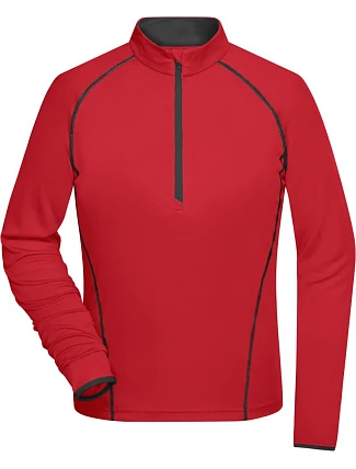 Daiber JN 497 Dámské funkční tričko s dlouhým rukávem 02.0497 red/black