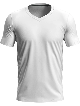 Stedman Stretch-T V-neck Pánské tričko s výstřihem do V 05.9610 white