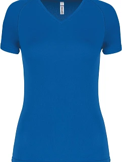 Kariban ProAct PA 477 Dámské sportovní tričko s výstřihem do V 20.P477 sporty royal blue