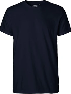 Neutral O 60012 Pánské bio tričko s ohrnutými rukávy 77.6012 navy