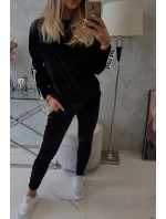 Láska velurová sada černá