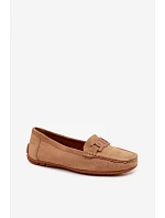 Dámské módní semišové mokasíny Camel Rabell