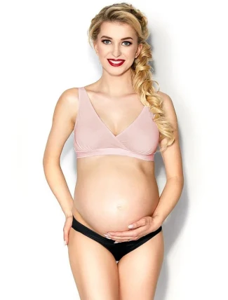 Mitex měkká podprsenka s kosticí Lilly Basic Pink Mama