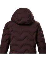Dámská prošívaná bunda Killtec KOW 9 s kapucí dlouhá bordó (41806/447) -Killtec