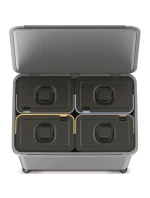 Dětský odpadkový koš SORTIBOX 4W1 SMOOTH GRAY