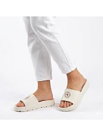 Dámské žabky na platformě k bazénu černé Big Star TT274A044