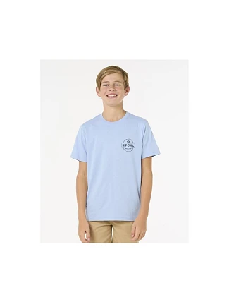 Dětské tričko RIP CURL STAPLE TEE – BOY, modré