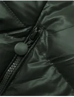Tmavě zelená dámská zimní bunda (5M3139-238)