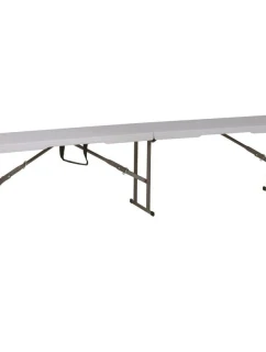 CATERINGOVÁ LAVICE SKLÁDACÍ 183X28X43CM BÍLÁ