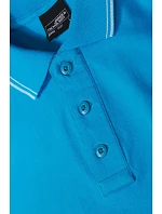 Daiber JN 986 Pánské piqué polo 02.0986 turquoise/white Daiber JN 986 Pánské piqué polo 02.0986 turquoise/white