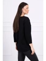 Halenka s potiskem Originální černá Halenka s potiskem Originální černá