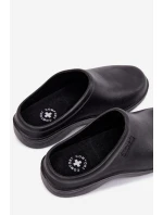 Pánské pěnové pantofle chodaky – černé