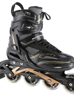 NILS EXTREME KOLEČKOVÉ BRUSLE NA2150 BLACK-GOLD VELIKOST 44