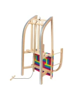 GREENBLUE DŘEVĚNÉ SÁŇKY, OPĚRADLO, LÁTKOVÉ SEDADLO, DO 100 KG GB154 GREENBLUE DŘEVĚNÉ SÁŇKY, OPĚRADLO, LÁTKOVÉ SEDADLO, DO 100 KG GB154