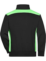 Daiber JN 868 Pracovní mikina s 1/4 zipem - Color 02.0868 black/lime green Daiber JN 868 Pracovní mikina s 1/4 zipem - Color 02.0868 black/lime green