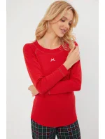 Italian Fashion Foggia long length sp. barva:červená/potisk