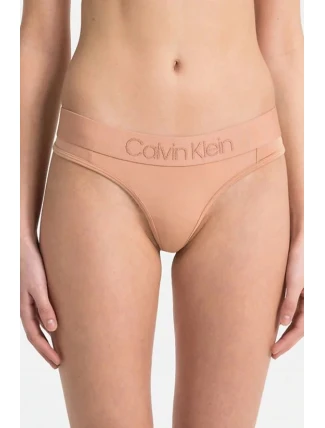 Dámské tanga QF4942E-YUT tělová - Calvin Klein Dámské tanga QF4942E-YUT tělová - Calvin Klein
