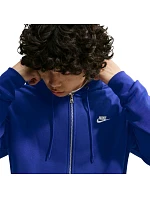Pánská mikina Nike Club BB FZ Hoodie, modrá, FN3861 455