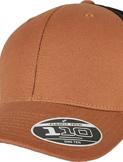 Flexfit 110ST 6 panelová Trucker kšiltovka "Canvas" 55.10ST toffee/black