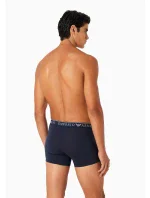 Pánské boxerky 2PACK 111769 3F720 70835 tm. modré - Emporio Armani Pánské boxerky 2PACK 111769 3F720 70835 tm. modré - Emporio Armani
