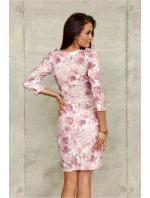 Denní šaty SUK0329 růžové - Roco Fashion Denní šaty SUK0329 růžové - Roco Fashion