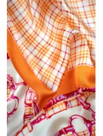 Saténová kostkovaná šála Art Of Polo 20960