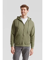 Fruit of the Loom Classic Hooded Sweat Jacket Mikina s kapucí 16.2062 white Fruit of the Loom Classic Hooded Sweat Jacket Mikina s kapucí 16.2062 white