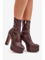 Boty na podpadku C-243 hědé - Stephan Paris