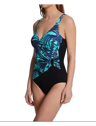 Jednodílné plavky 7356 M3 černo-zelené - Anita Jednodílné plavky 7356 M3 černo-zelené - Anita