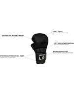 Dětské rukavice XS - Black Master - Valor Series | DBX Bushido Dětské rukavice XS - Black Master - Valor Series | DBX Bushido