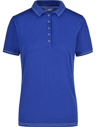 Daiber JN 568 Dámské žerzejové elastické polo 02.0568 royal/white Daiber JN 568 Dámské žerzejové elastické polo 02.0568 royal/white