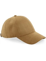 Beechfield B 656 6 panelová kšiltovka "Faux Suede" 53.0656 caramel