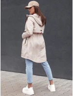 Dámská přechodná bunda parka GLAMJACKET light beige FashionStreet TY4382