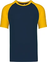 Kariban K 330 Baseballové tričko 20.K330 navy/yellow Kariban K 330 Baseballové tričko 20.K330 navy/yellow