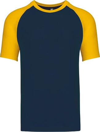 Kariban K 330 Baseballové tričko 20.K330 navy/yellow Kariban K 330 Baseballové tričko 20.K330 navy/yellow