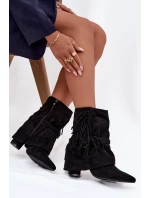 Dámské Kotníkové Boty S Frézkami A Zlatými Přezkami Evelisse Dámské Kotníkové Boty S Frézkami A Zlatými Přezkami Evelisse